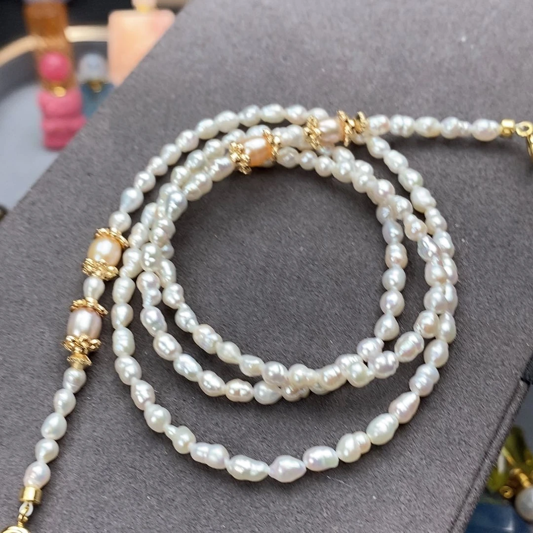 查罗石颈饰合金天然