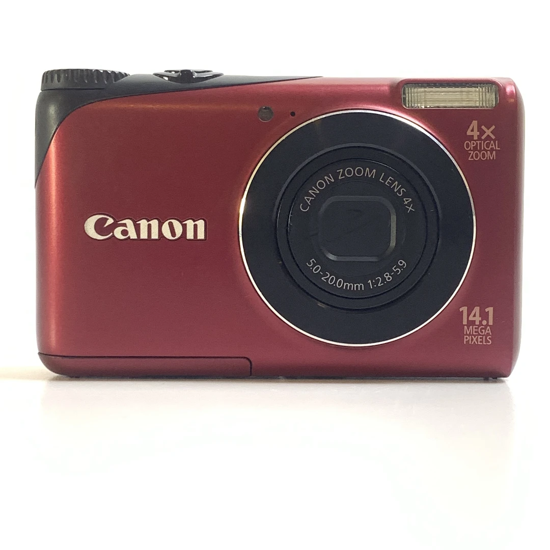 95新 Canon/佳能 A2200红色贴膜1410万像素4倍变焦冷白皮