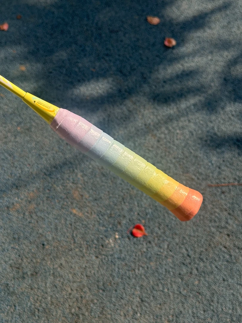 senston彩虹色渐变手胶球拍手胶网球拍手胶手柄绑吸汗防滑缠把带