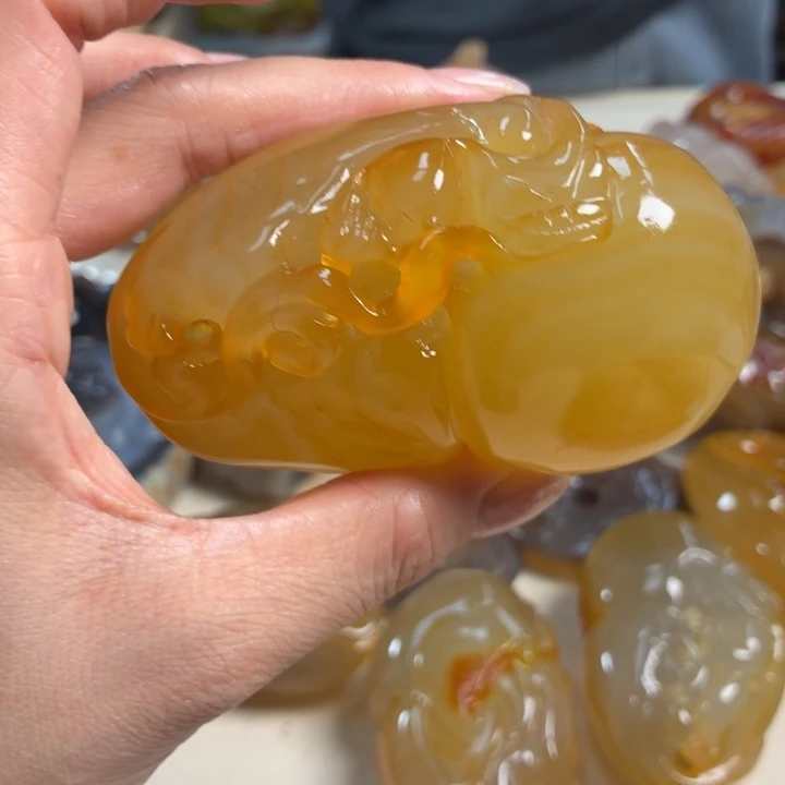 玛瑙/玉髓未镶嵌吊坠(不含链)