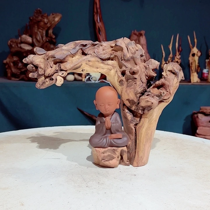 黑果木大***族311金丝红木羊蹄甲半成品