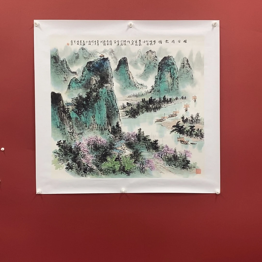 国画黄桂明六尺斗方精品佳作