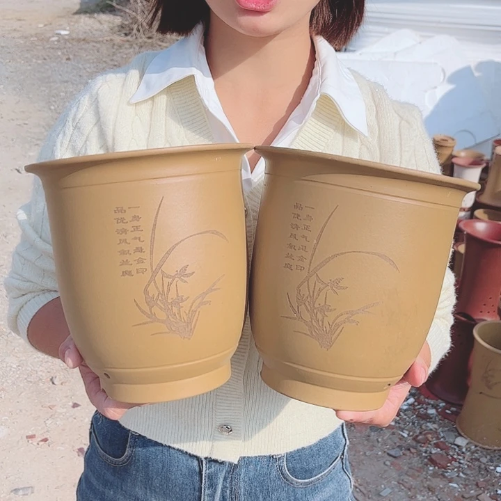 紫砂花盆宜兴紫砂精品花盆