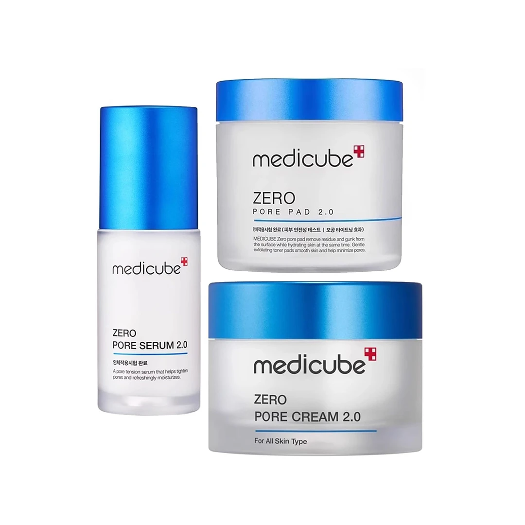 美蒂秋芙乐得Medicube洁柔面霜收缩毛孔精华面霜爽肤棉片紧致毛孔