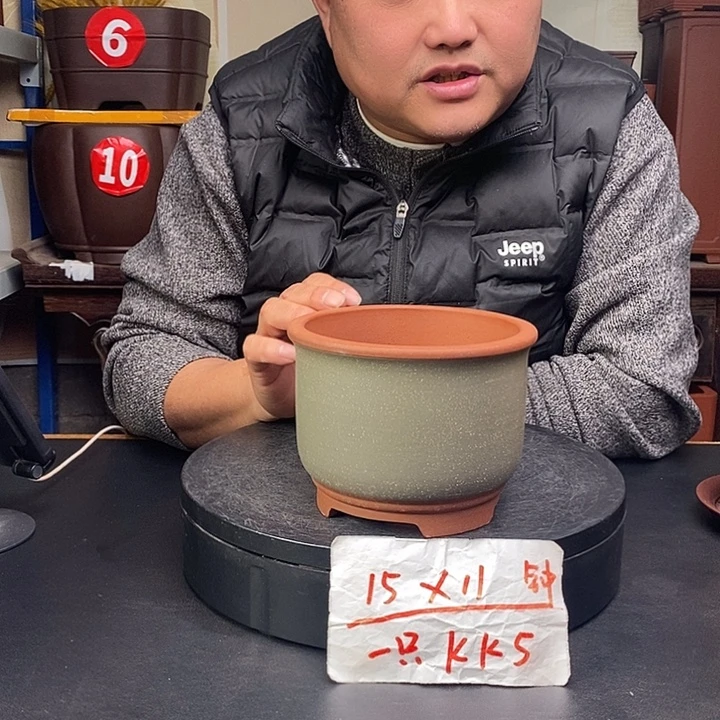 花盆紫砂货号一只KK5