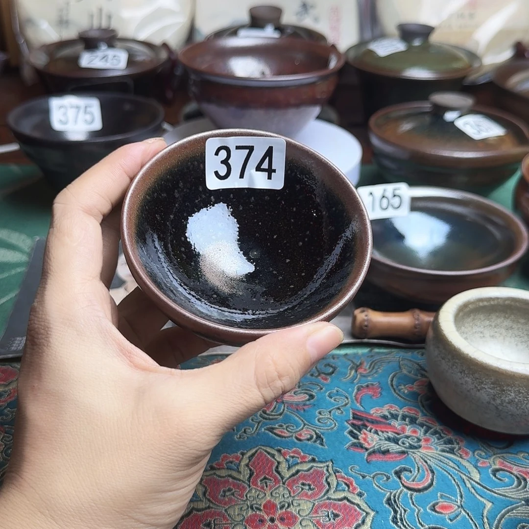 茶盏374 秋罗柴烧手工主人杯