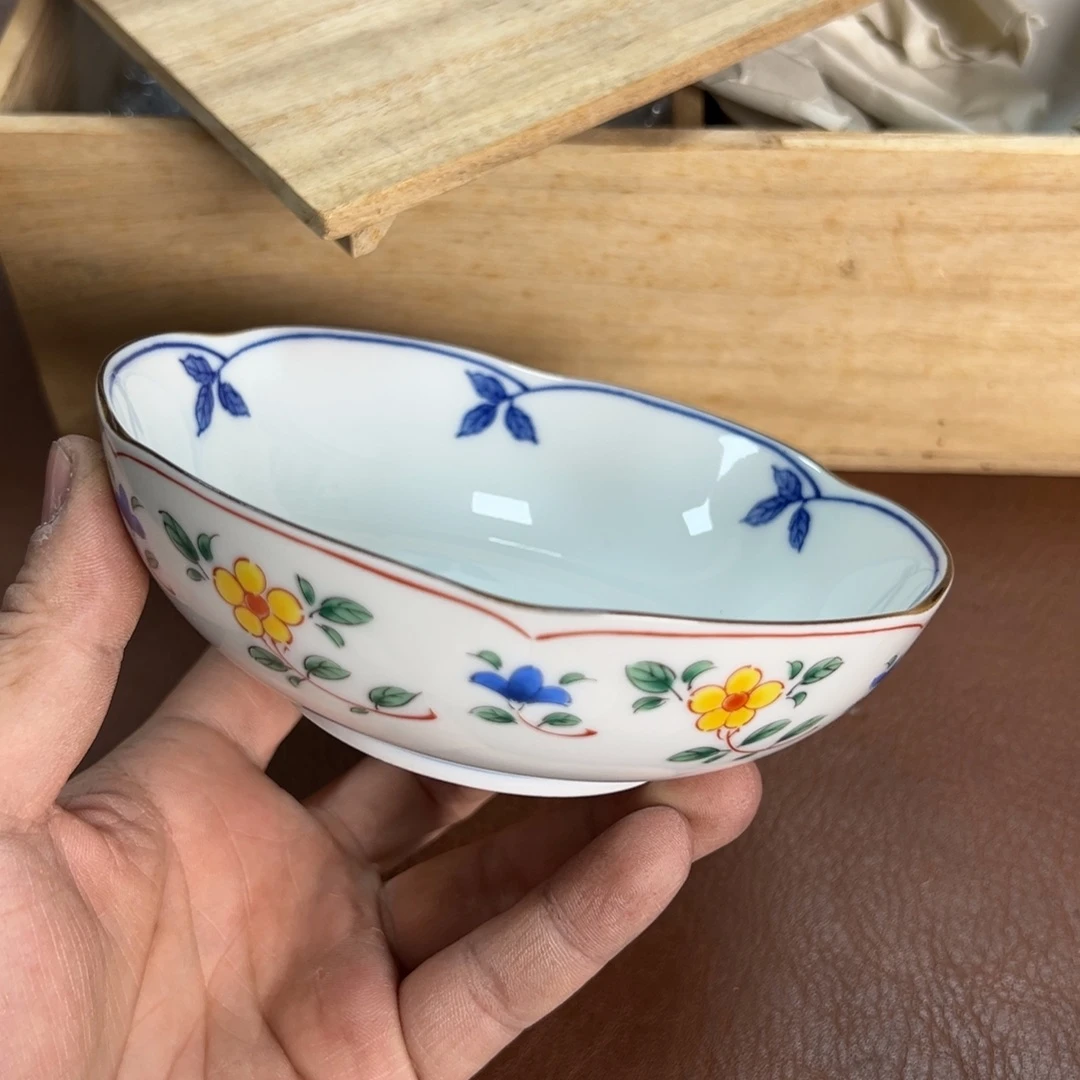 陶瓷橘吉五只原盒