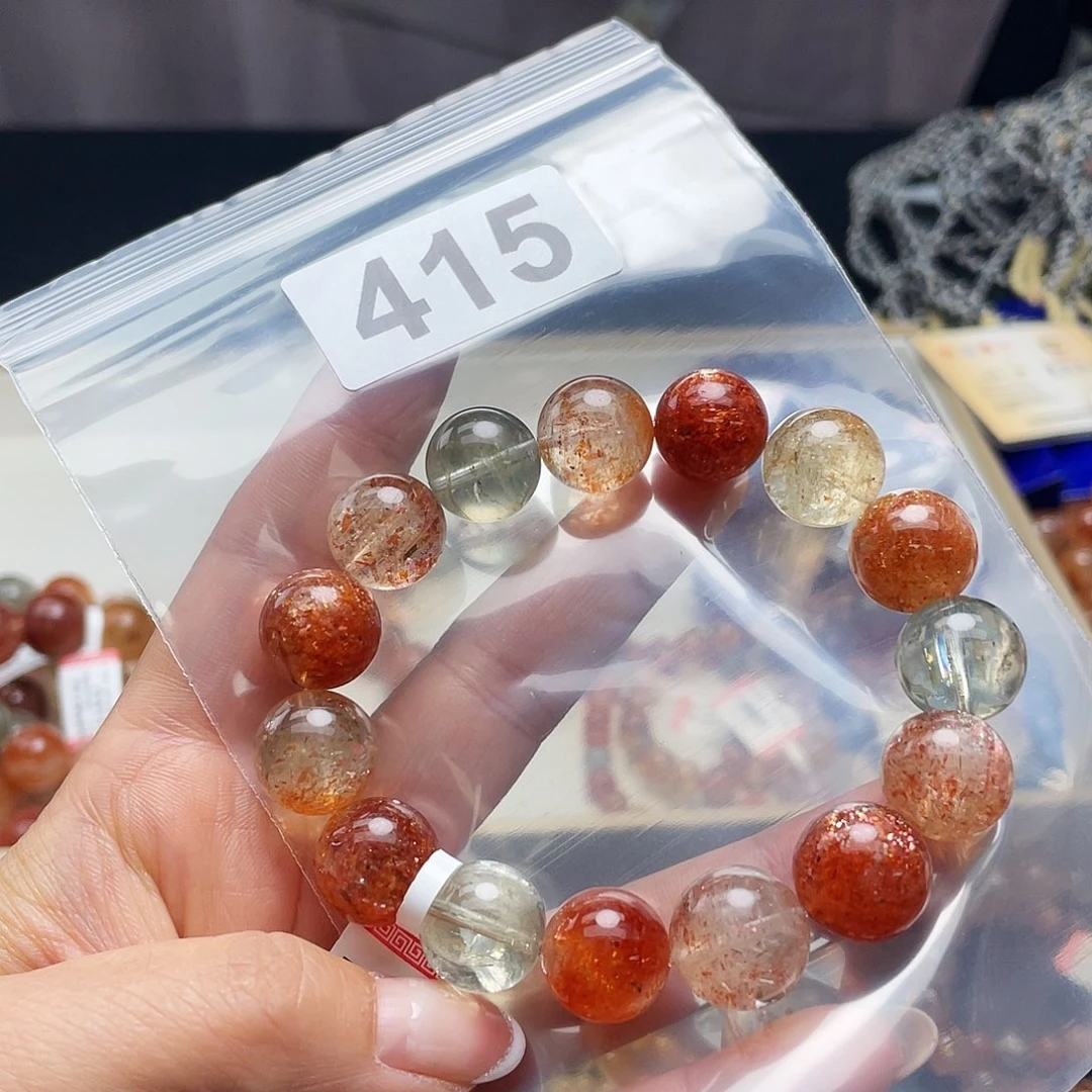 ****捏未镶嵌手串415。 日光石
