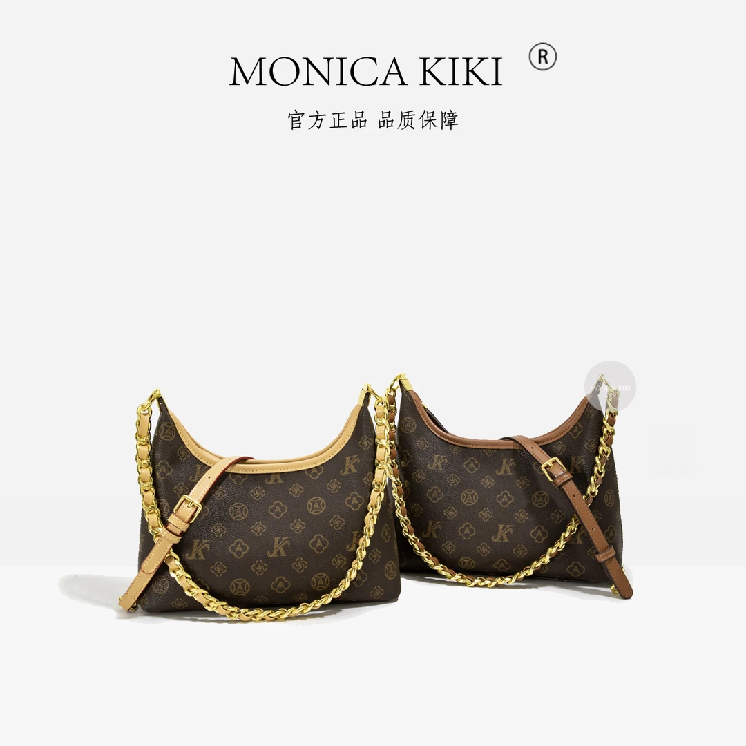 MONICA KIKI/莫妮卡奇奇时尚新款轻奢百搭休闲斜挎单肩女包