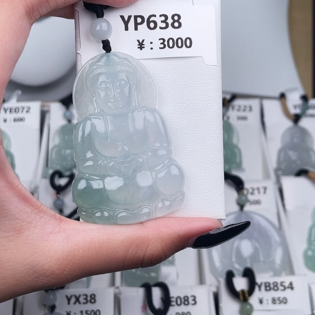 翡翠未镶嵌颈饰YP638