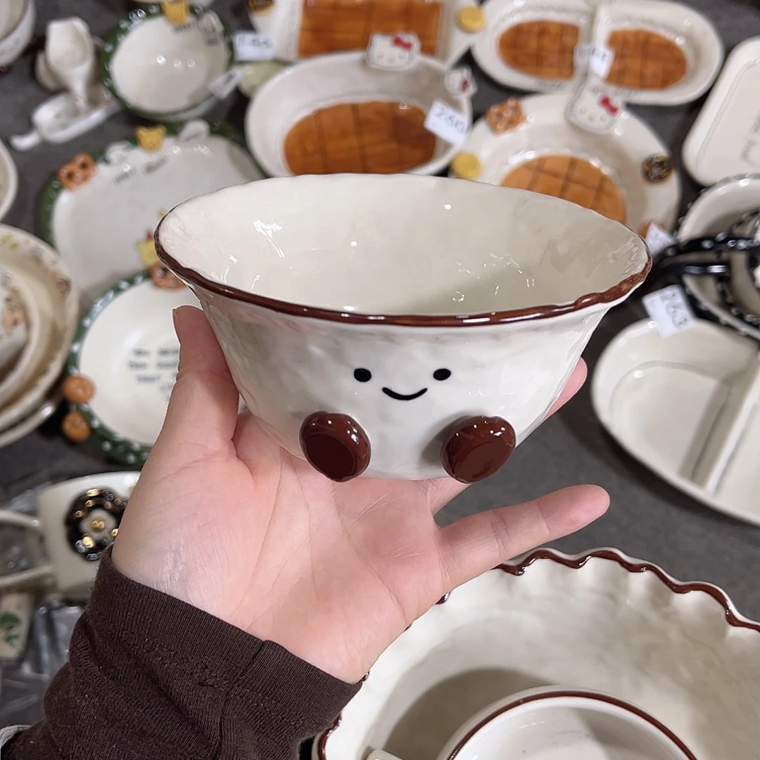 可爱豆豆4寸陶瓷餐具