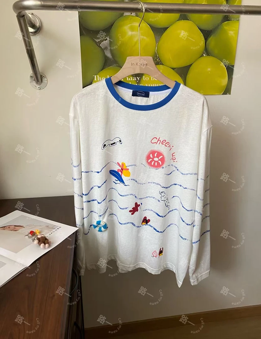 韩国代购.Call my name 冲浪日记  立体波纹防晒 L25060722