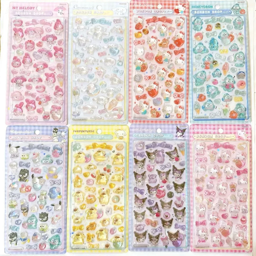 自贴手机壳全套立体贴纸日系贴画贴纸儿童高颜值装饰动物浮雕立体