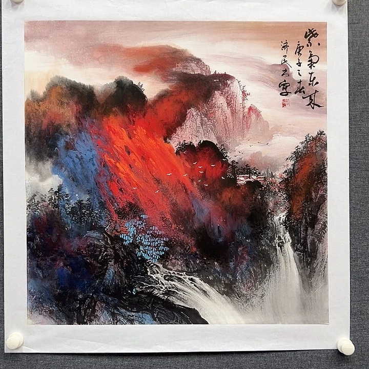 国画书画作品多次