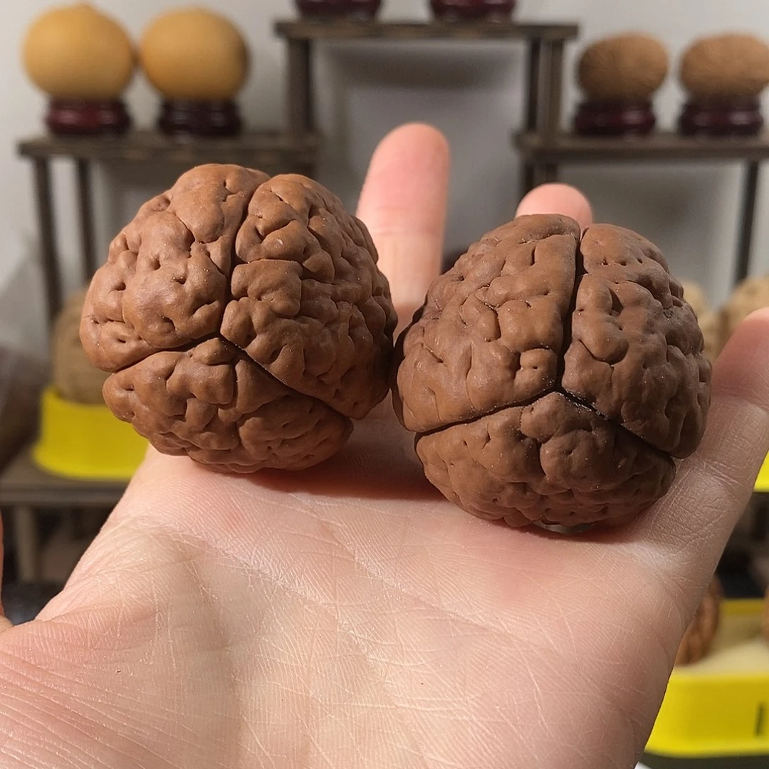 吊坠文玩核桃三瓣脑纹金刚练手445354