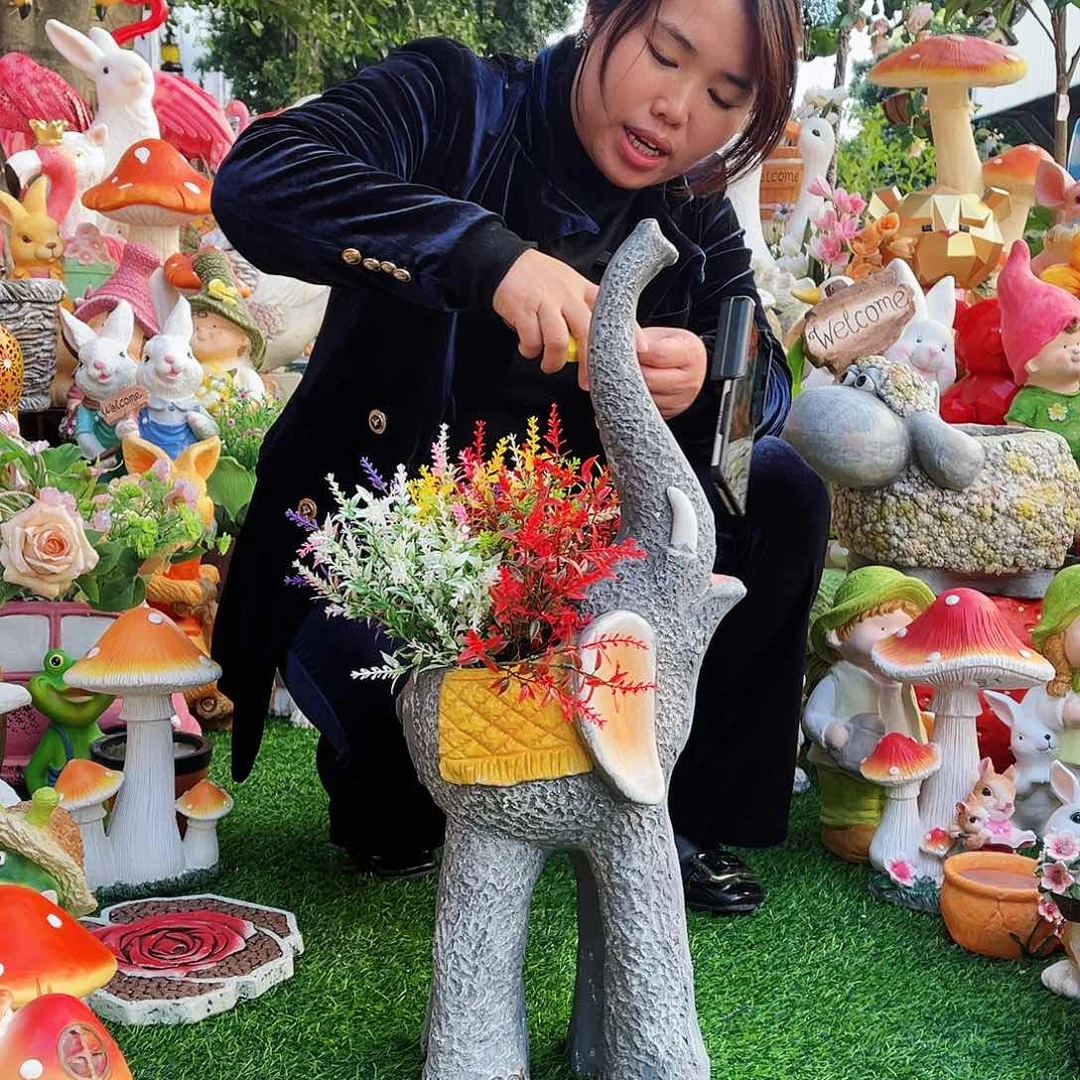 【闪购商品】无铅玻璃花园摆件&000&