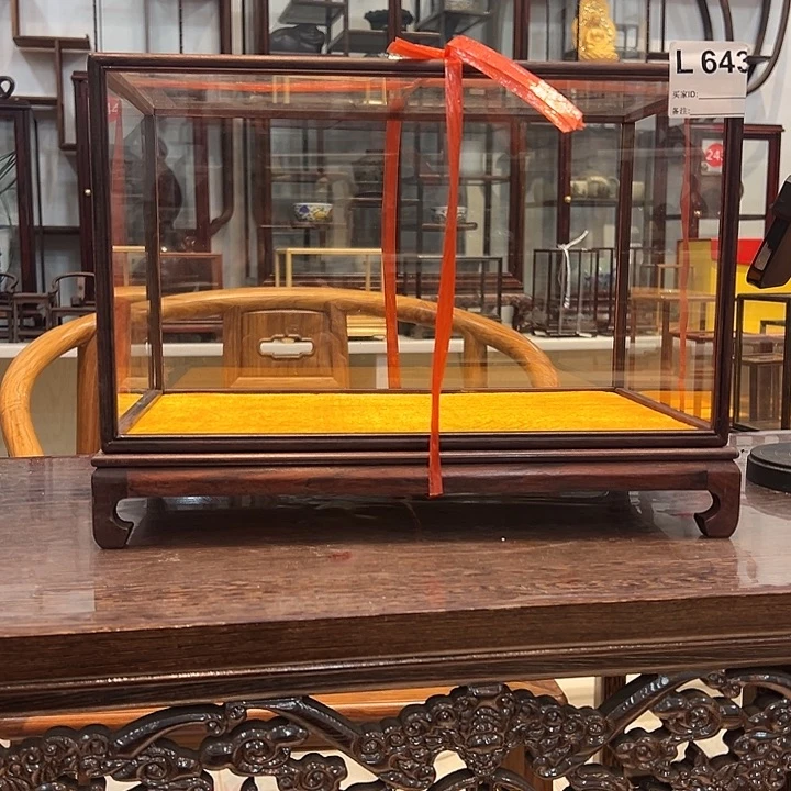 红酸枝木类勇***。红酸枝玻璃罩643