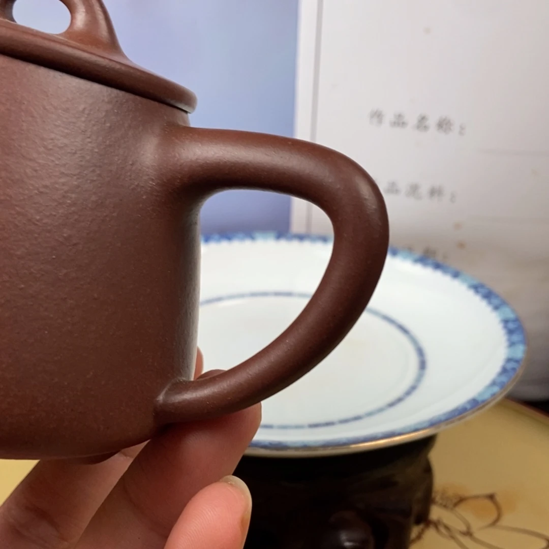 紫砂茶壶阿*五号井底槽清老母亲制作容量