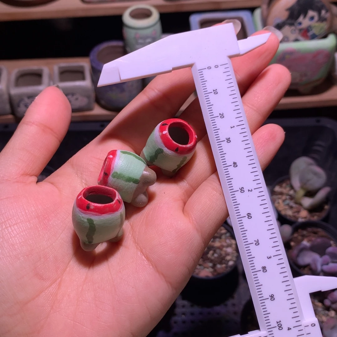 西瓜花盆默认微瑕