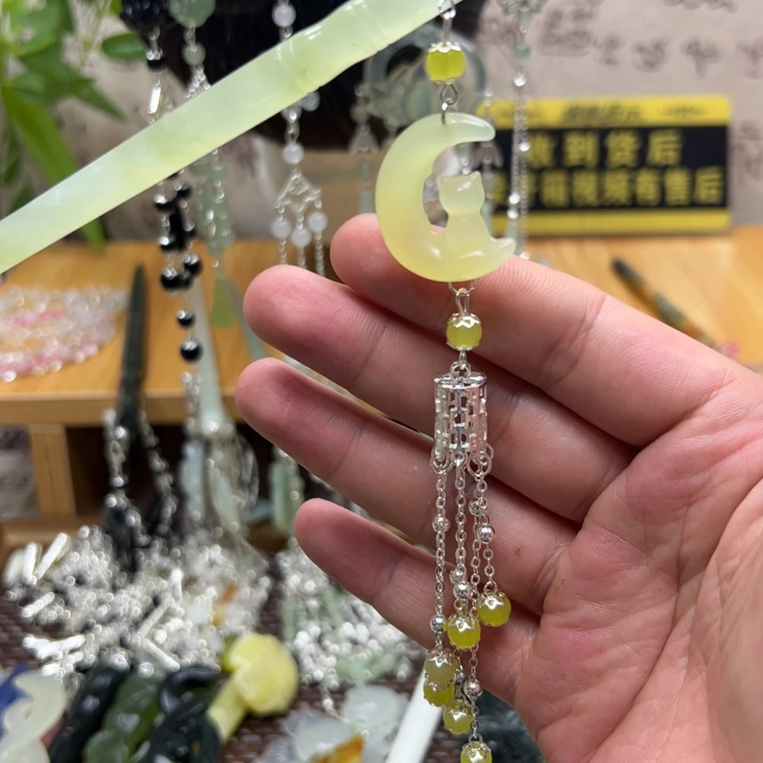 蛇纹石玉合金戒指