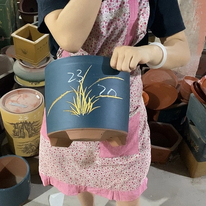 紫砂花盆紫砂花盆