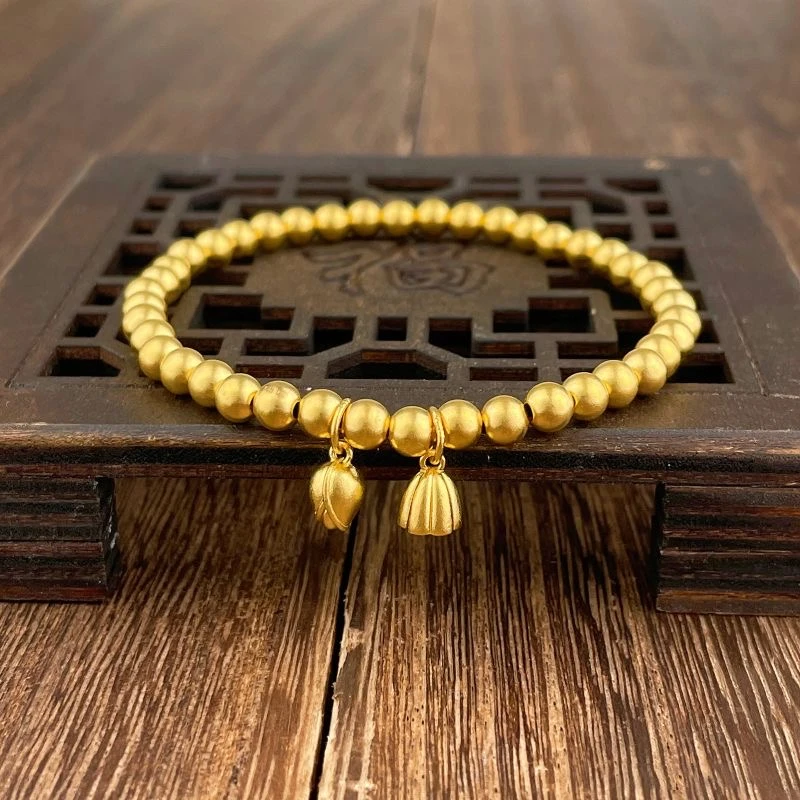 铜合金手链 金园匠手链男女通用时尚休闲风手链两世欢