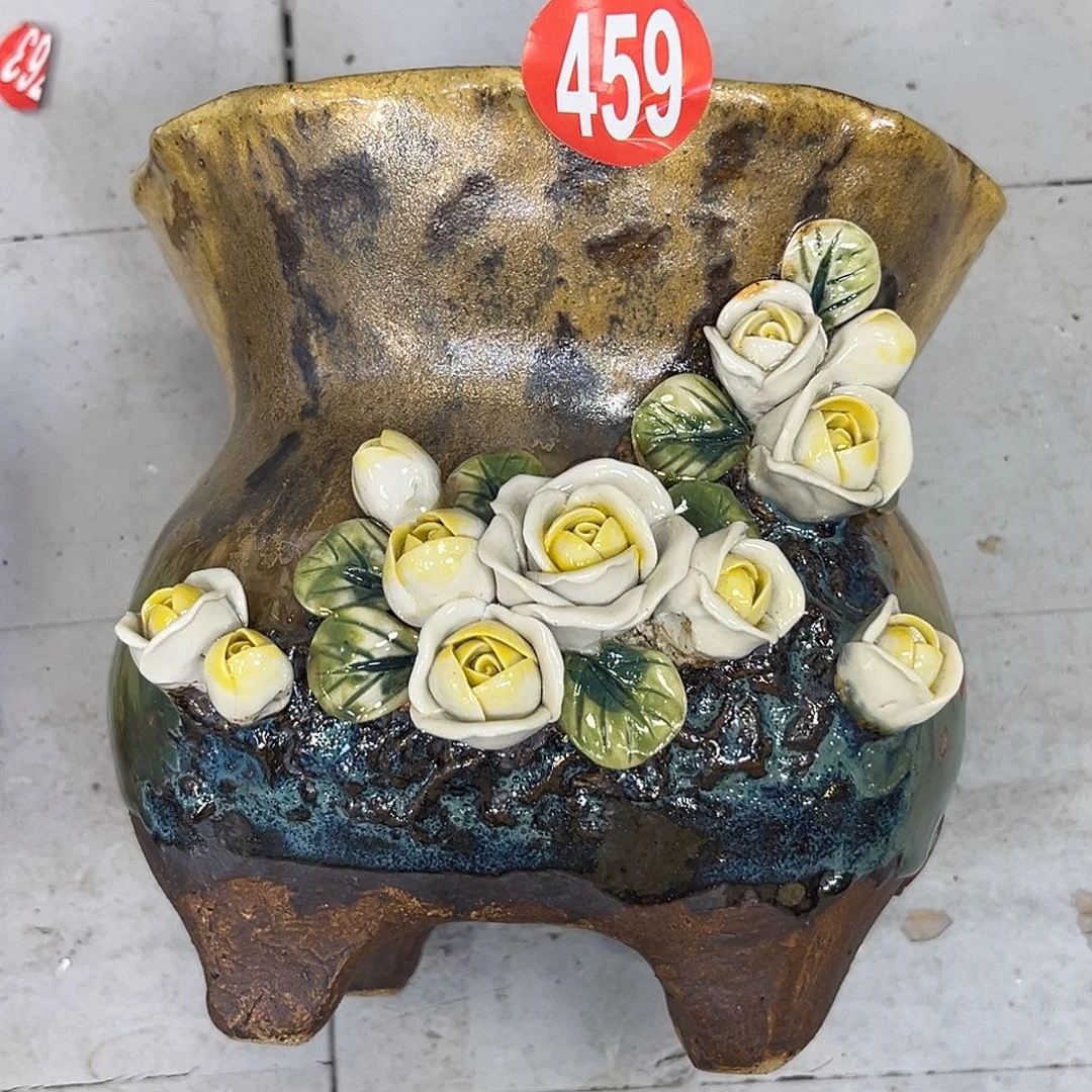 微瑕459 号陶然花器手工花盆