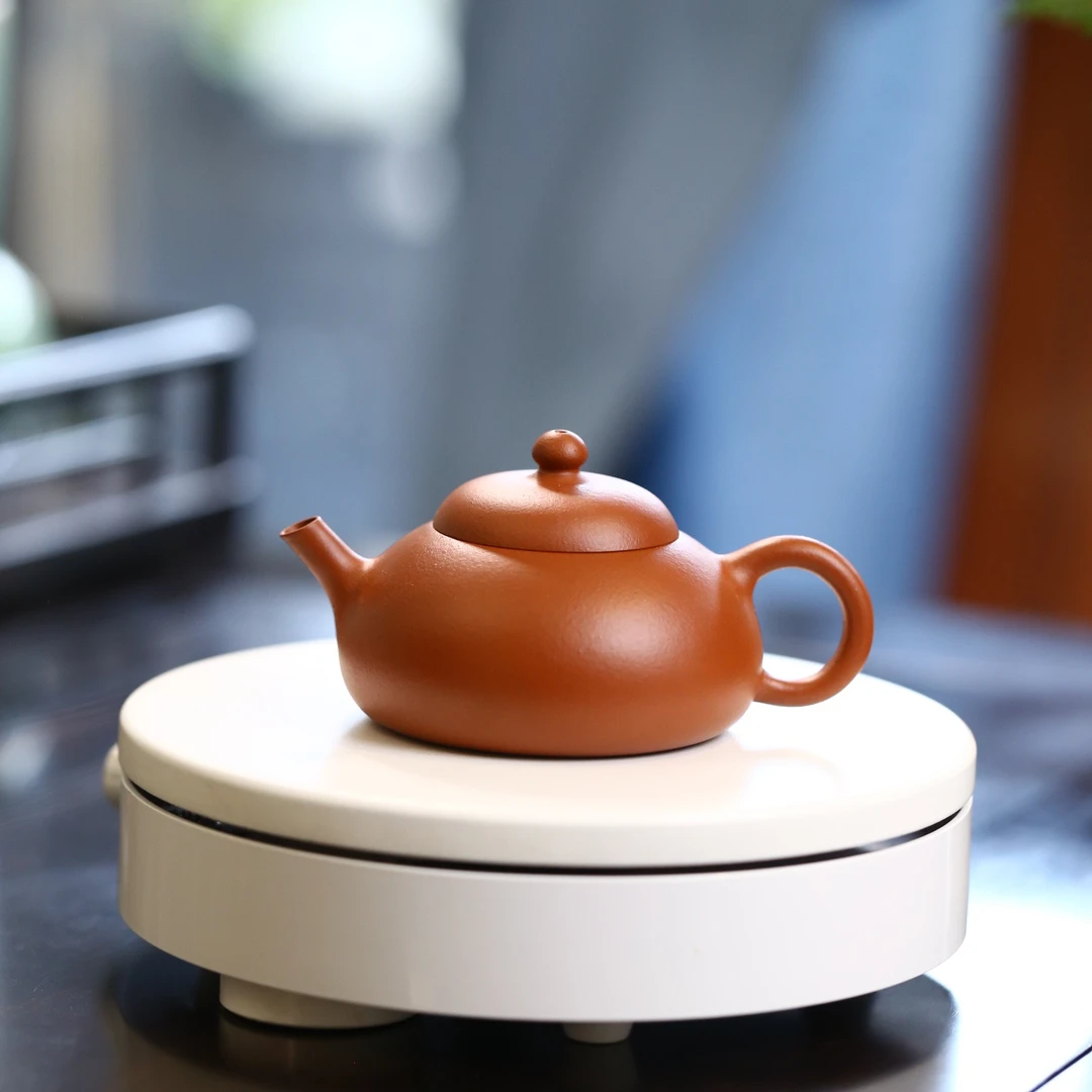 玉乳 原矿朱泥120cc半手工紫砂壶 原矿川埠矿区小煤窑朱泥未酸洗