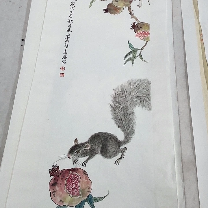 国画秦志磊国画禅意70/23