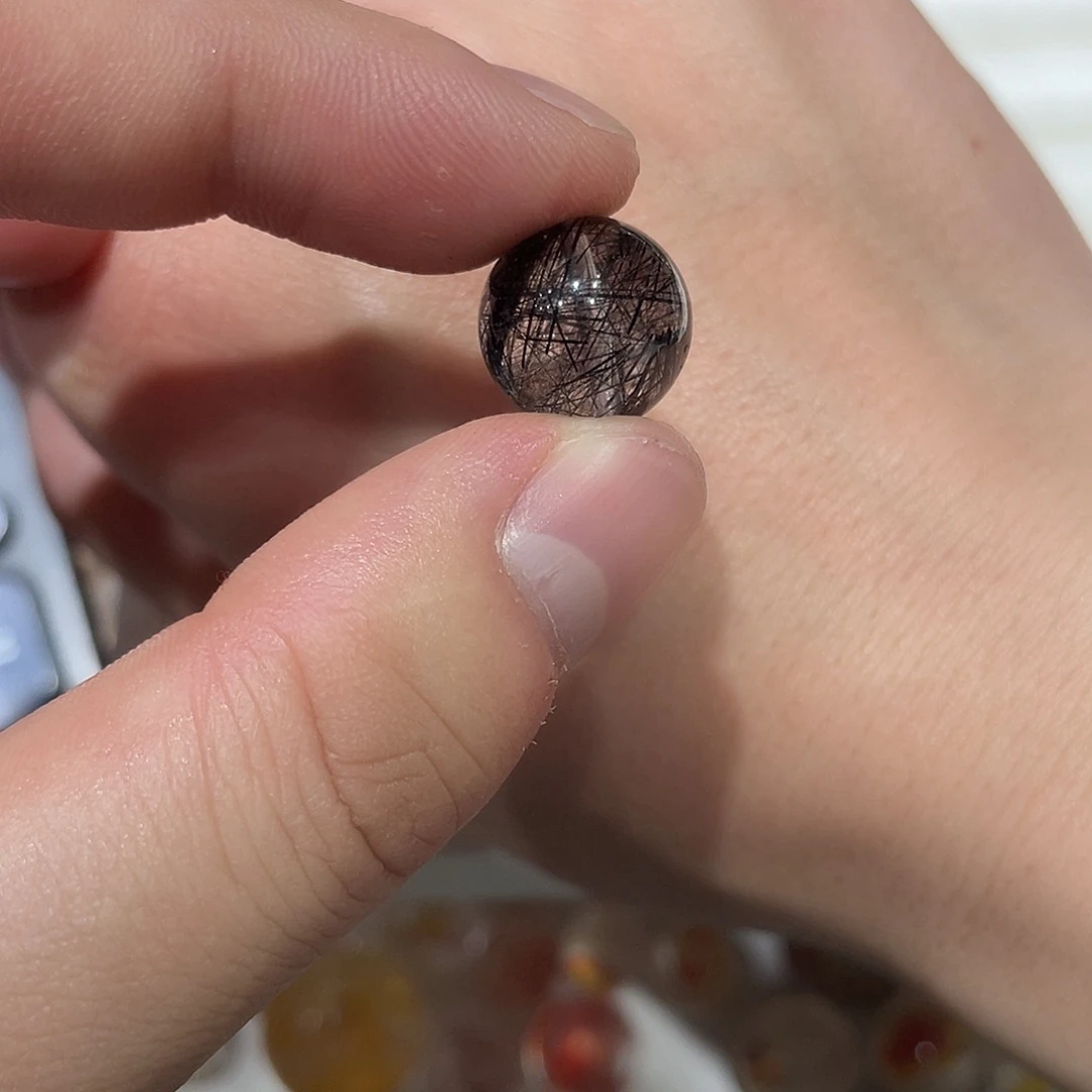 水晶珠宝半成品未镶嵌霹**羽打孔，不退不换