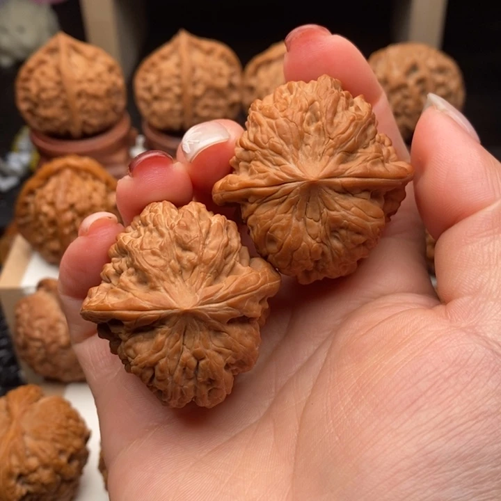 把件文玩核桃41全品凹底