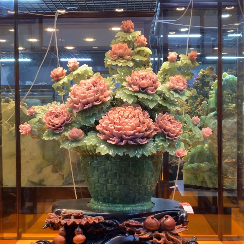 【闪购商品】蛇纹石玉未镶嵌摆件覆膜