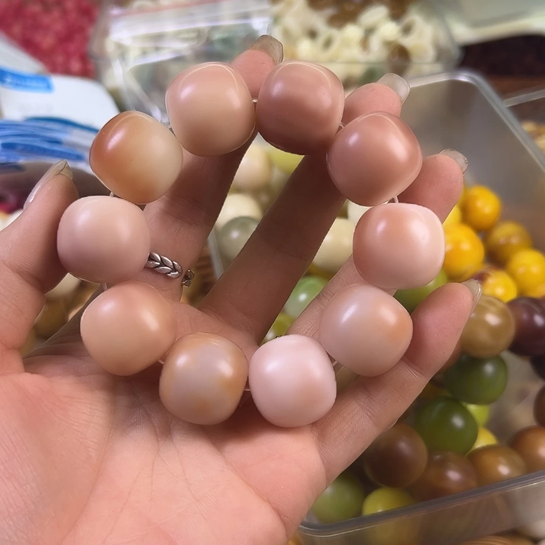 菩提根/象牙果手串微瑕22干磨粉桶1条