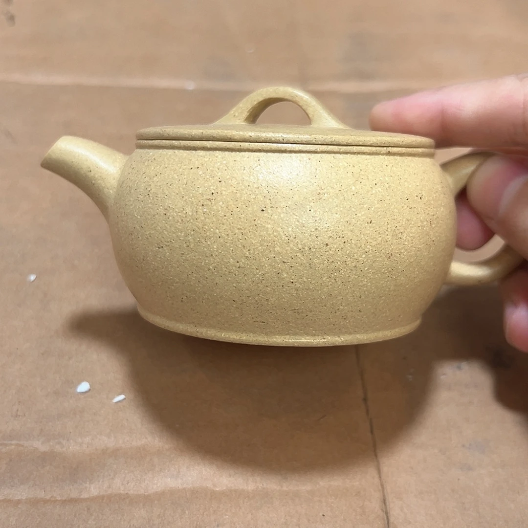 紫砂茶壶本绿扁瓦全品