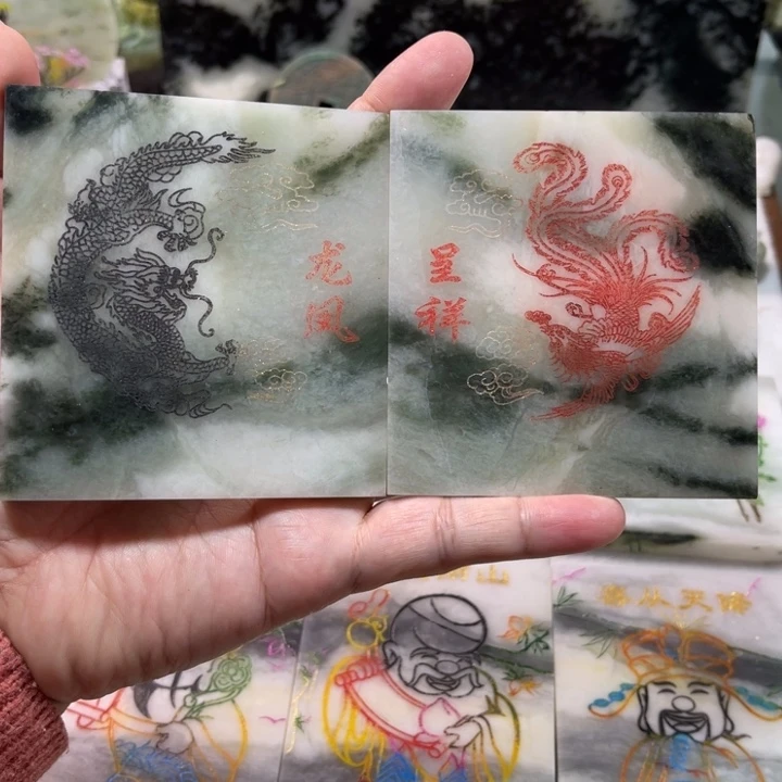 独山玉未镶嵌颈饰