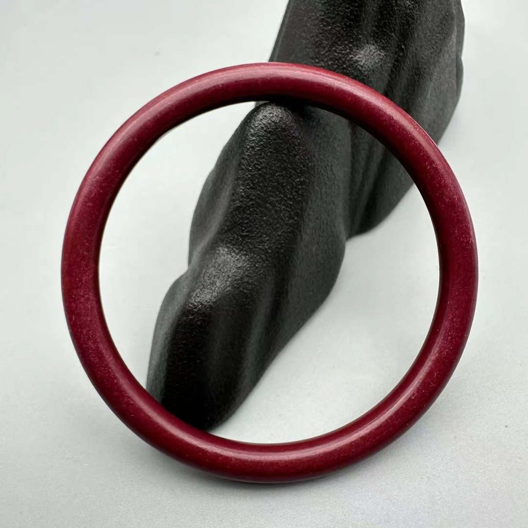 含辰砂工艺品ZC479-紫色细圆条光面圆条叮当镯手镯