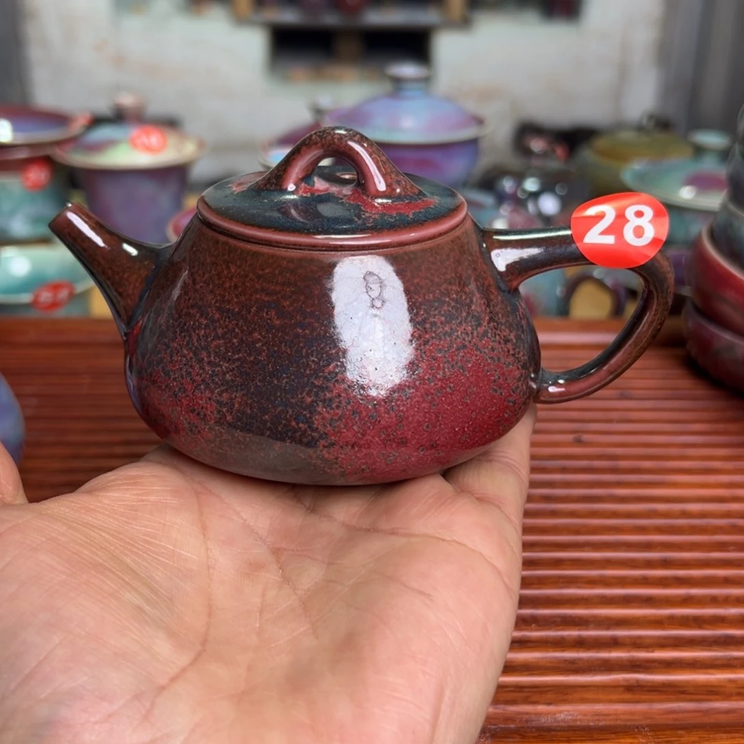 手工制作钧窑茶器