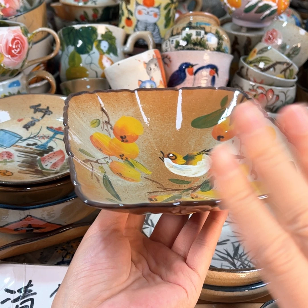 景德镇手工手绘杯