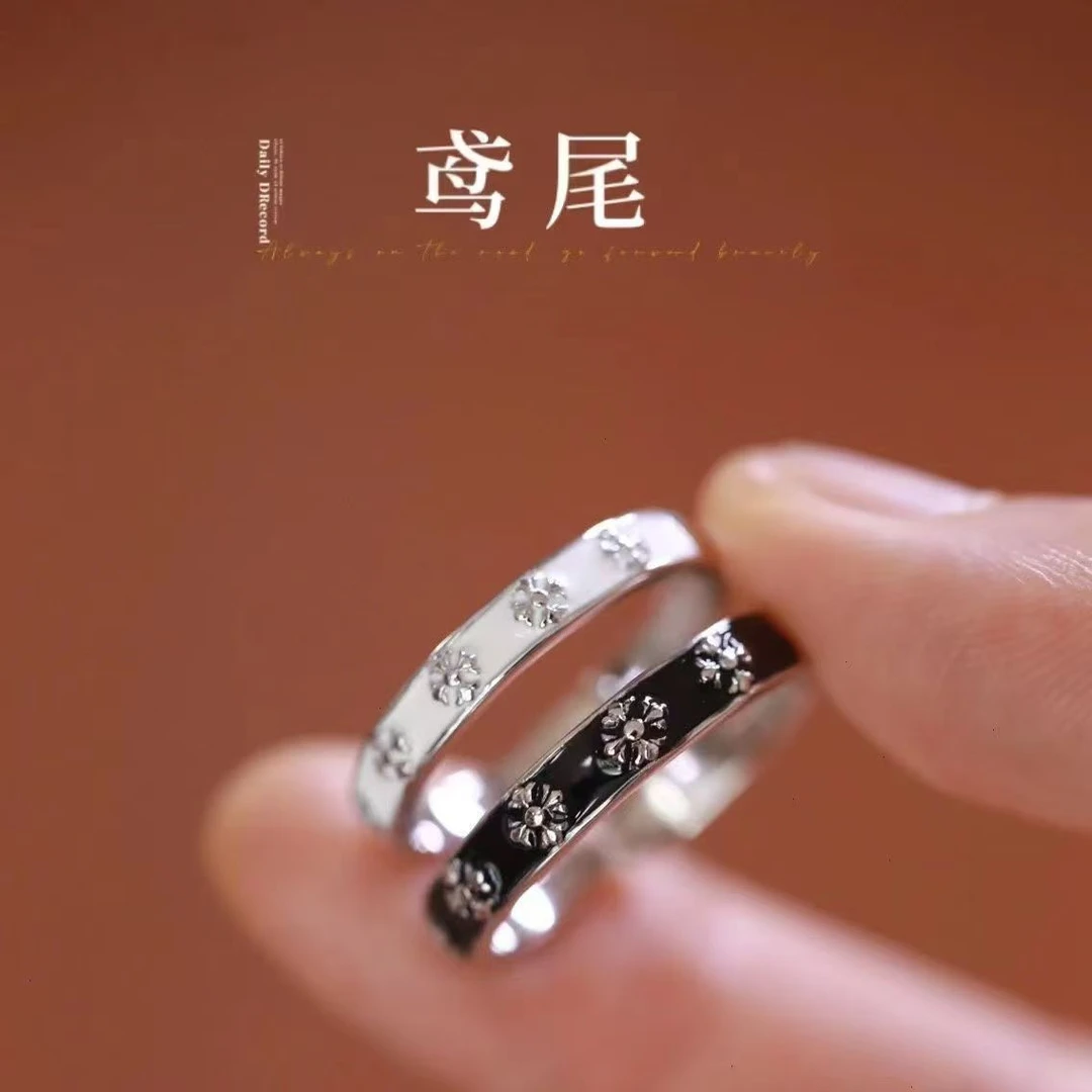 合金戒指 爱心食指戒指2025年新款潮开口夏小众指环女女款可爱