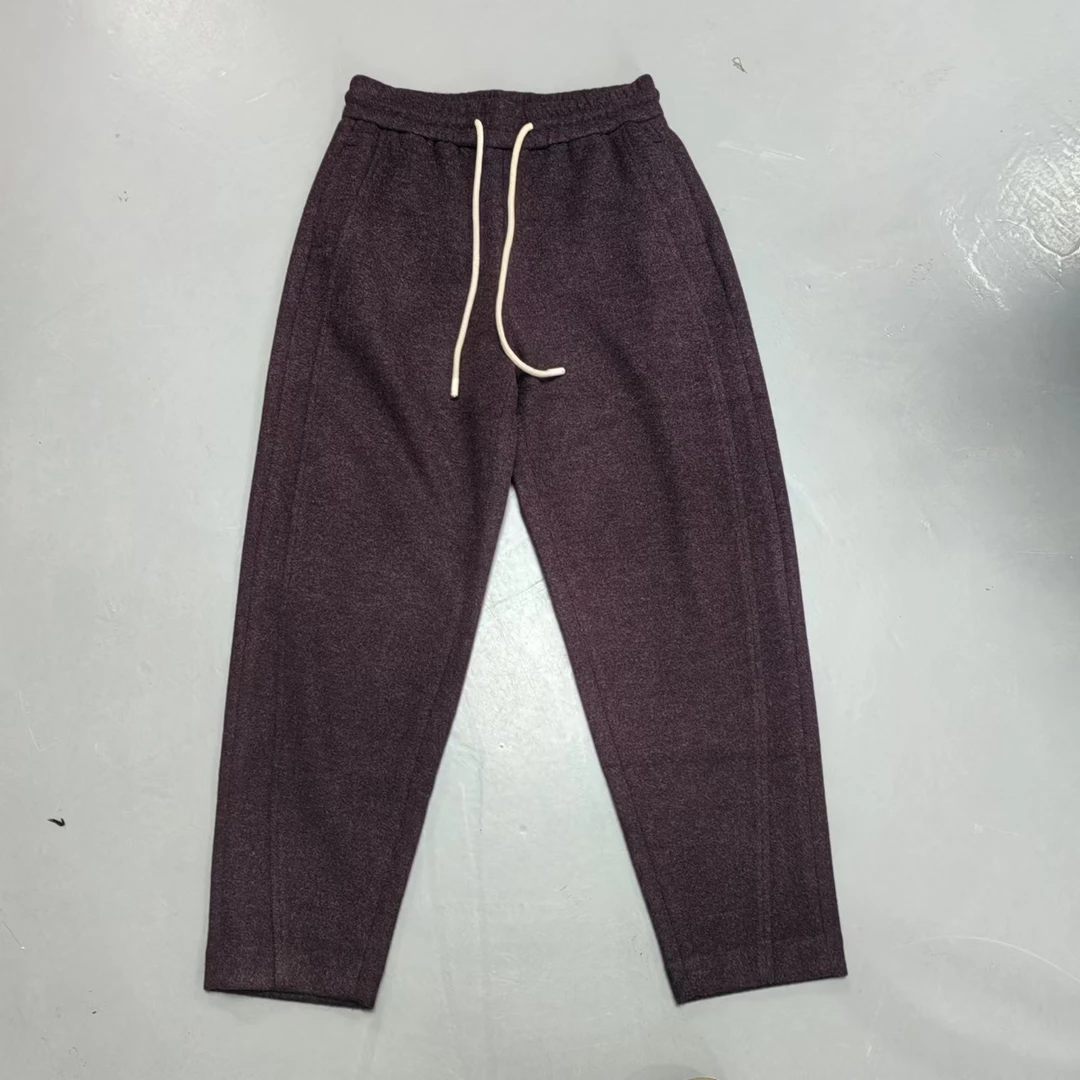 【南油玲姐】紫色松紧腰休闲裤A26031