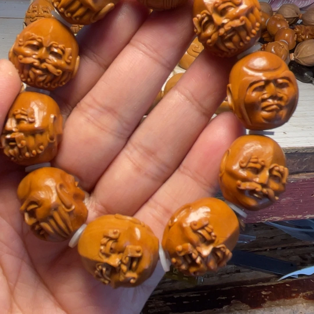 手串/手链橄榄核2.0铁核纯手工十八罗汉