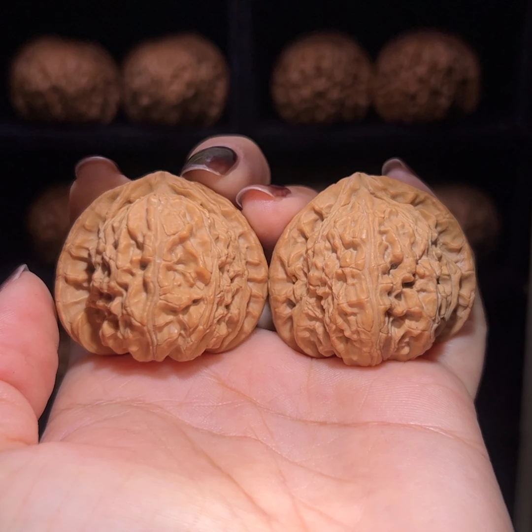 吊坠文玩核桃白狮子39