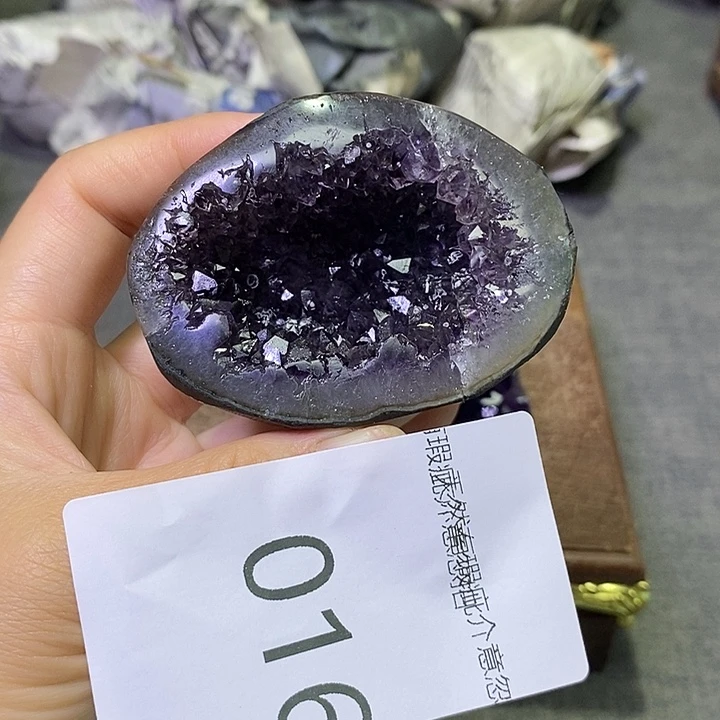晶***未镶嵌珠宝半成品紫晶