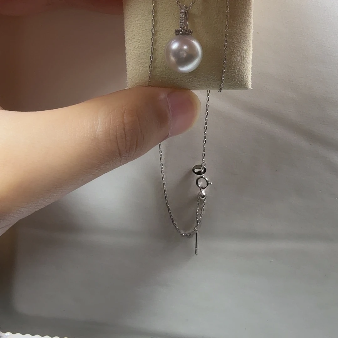 海水珍珠18K金镶嵌颈饰