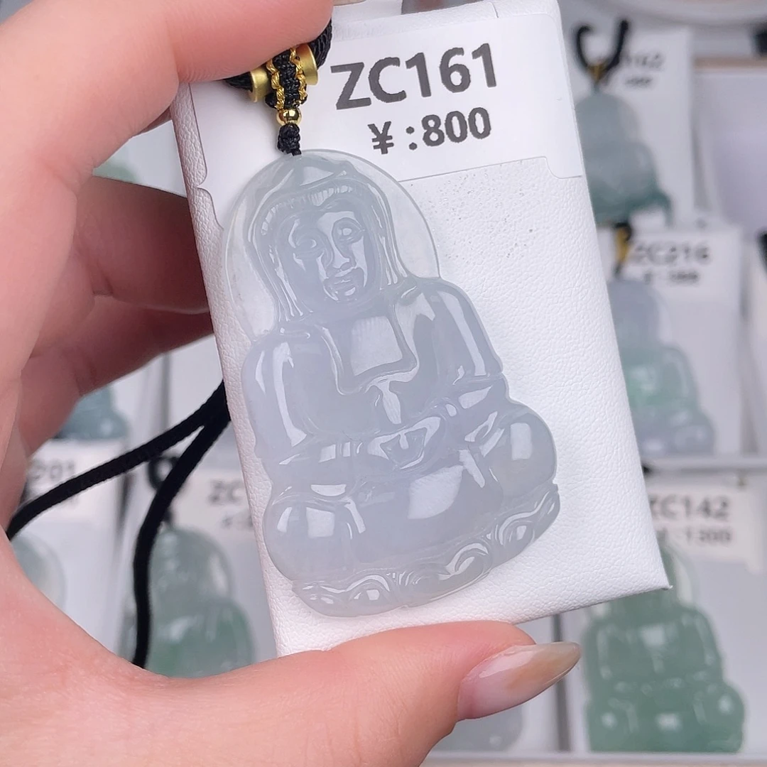 翡翠未镶嵌颈饰zc161