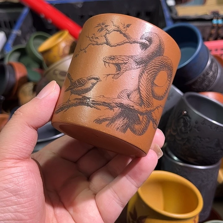 茶杯紫砂全手工紫砂主人杯