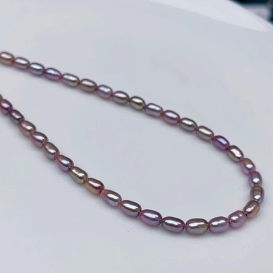 淡水珍珠颈饰未镶嵌冰**玫