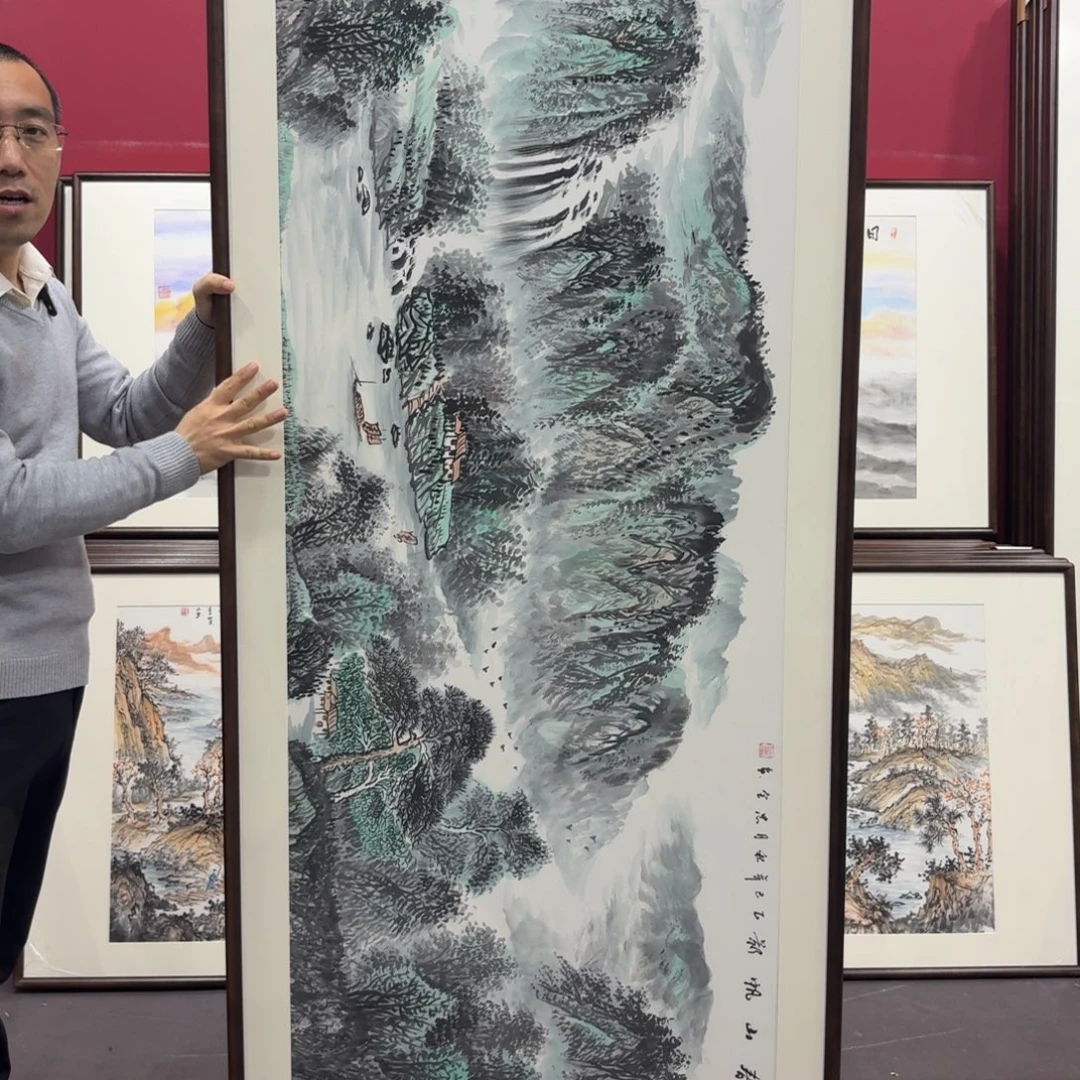 国画手绘作品210/80
