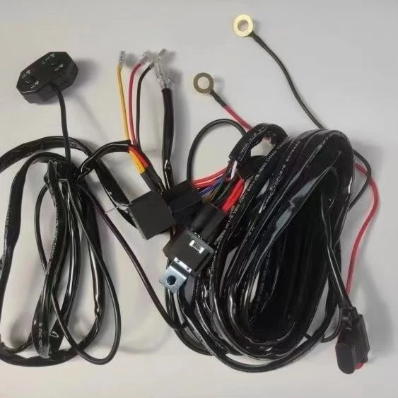 12V/24V爆闪一拖多光线组总长4.5米汽车LED灯专用