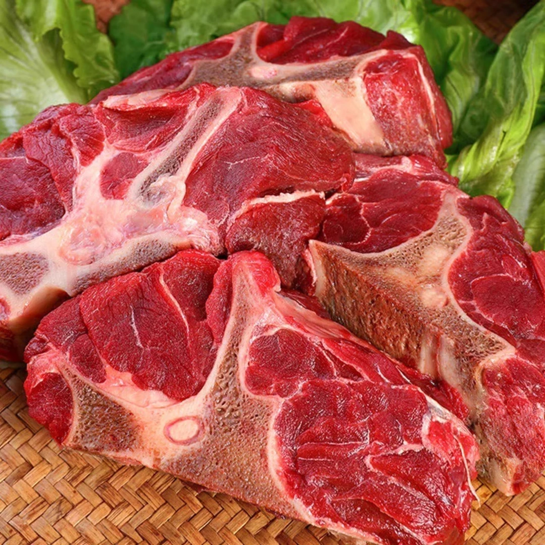 【宁海】宁夏正宗黄牛牛脖骨肉超多肉超值的牛脖骨肉
